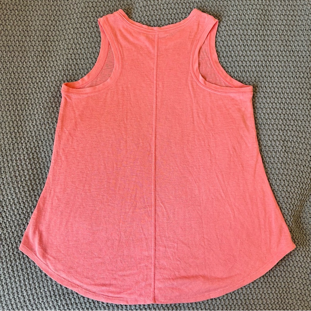 Athleta Coral Orange Tank Top Size: Medium - Picture 2 of 5